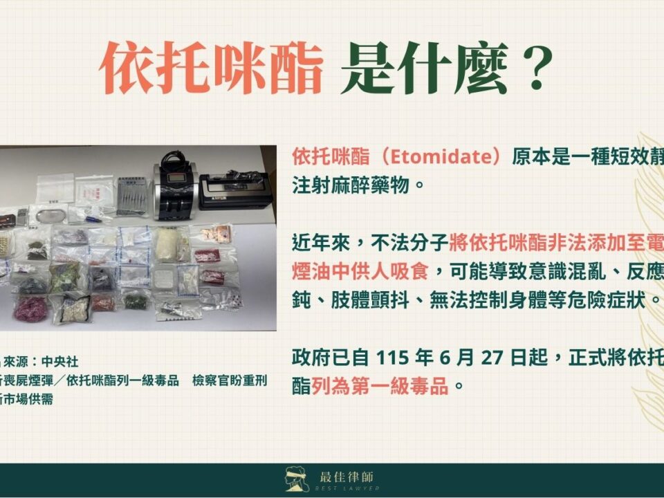 依托咪酯是什麼